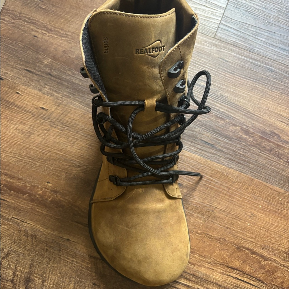 Realfoot Tan Lace-Up Boot